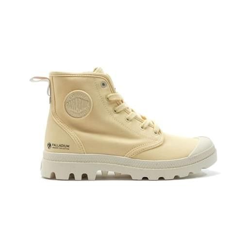 Palladium pampa hi zip organic, scarpe da ginnastica unisex-adulto, peaskin, 39 eu