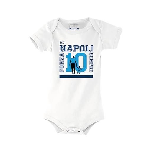 GIL S.R.L. official product ssc napoli - body infant fns di padre in figlio 12-18 mesi