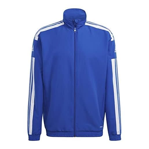 adidas uomo tracksuit jacket sq21 pre jkt, team royal blue/white, gp6445, xlt3