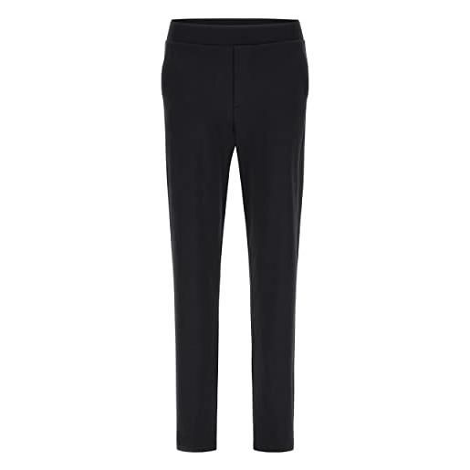 FREDDY - pantaloni in jersey stretch con finta zip e fondo dritto, donna, nero, extra small