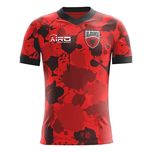 Airosportswear 2022-2023 albania home concept football soccer t-shirt maglia (kids)