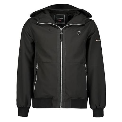 Geographical Norway dakar men - giacca uomo imbottita calda autunno-invernale - cappotto caldo - giacche antivento a maniche lunghe - abito ideale per uomini (nero xxl)