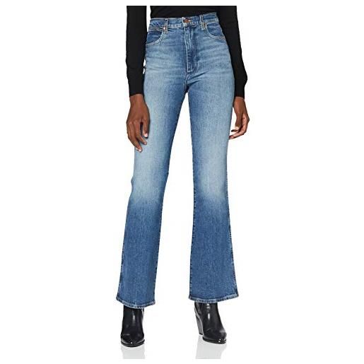 Wrangler westward jeans, blu (old flames), 27w x 32l donna