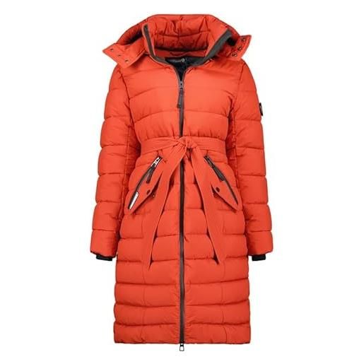 Geographical Norway cabima lady - giacca donna imbottita calda autunno-invernale - cappotto caldo - giacche antivento a maniche lunghe e tasche - abito ideale (rosso m)