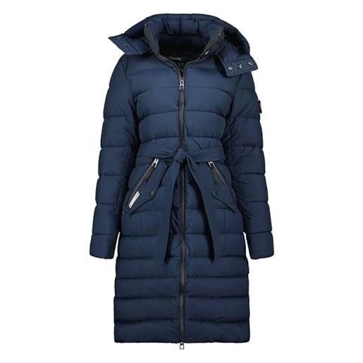 Geographical Norway cabima lady - giacca donna imbottita calda autunno-invernale - cappotto caldo - giacche antivento a maniche lunghe e tasche - abito ideale (rosso xxl)
