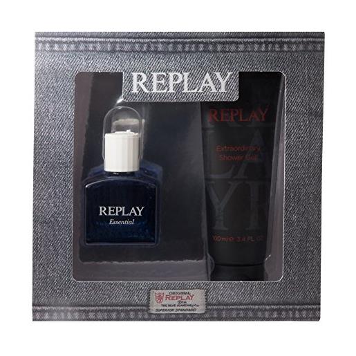 Replay essential for him edt vapo+shower - 200 gr