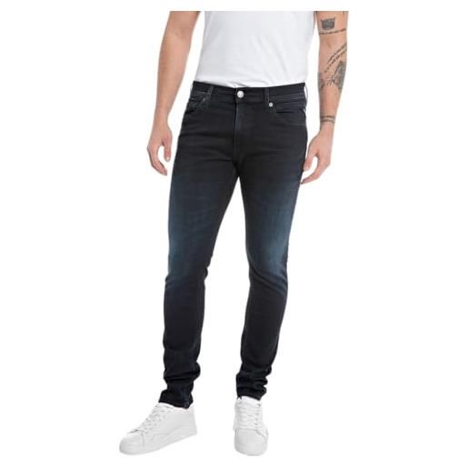 REPLAY ma931 jondrill recycled 360 jeans, dark blue 007, 33w / 32l uomo