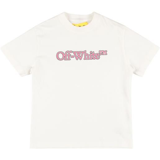 OFF-WHITE t-shirt big bookish in cotone
