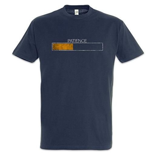 Urban Backwoods patience uomo t-shirt blu taglia 4xl