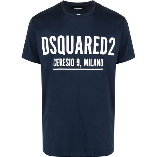 Dsquared2 t-shirt con stampa - blu