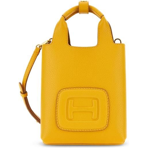 Hogan borsa shopper h-bag mini - giallo