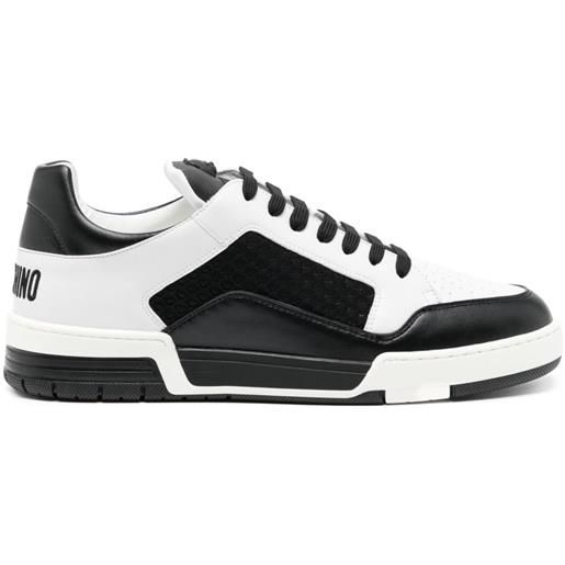 Moschino sneakers bicolore - nero