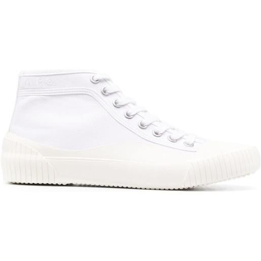 A.P.C. sneakers alte iggy - bianco