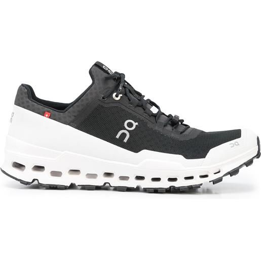 On Running sneakers con suola piatta cloudultra - nero