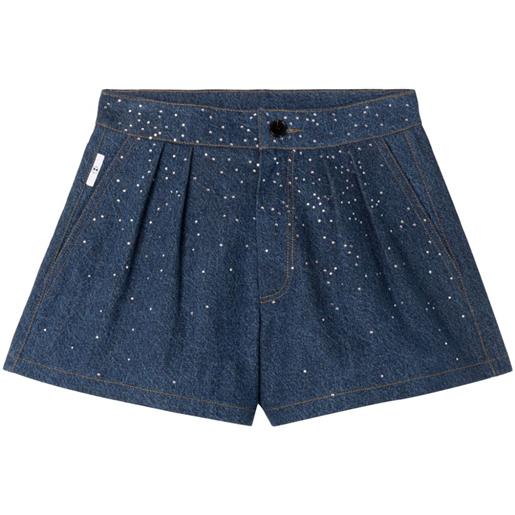 AZ FACTORY shorts minnie con cristalli - blu