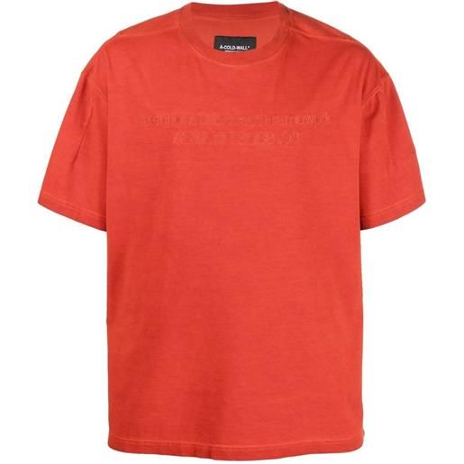 A-COLD-WALL* t-shirt girocollo - rosso
