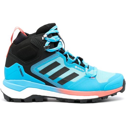 adidas sneakers alte con design color-block - blu