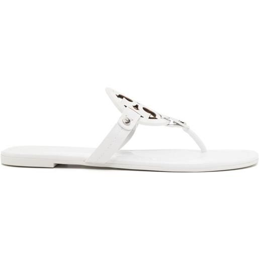 Tory Burch infradito miller con cut-out - bianco