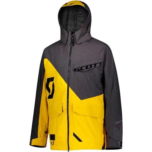 Scott xt shell dryo hoodie jacket giallo s uomo