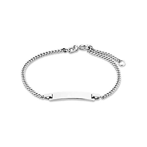Amor ident bracciale da braccio da donna in argento 925, 17+2 cm, argento, in confezione regalo, 9048762