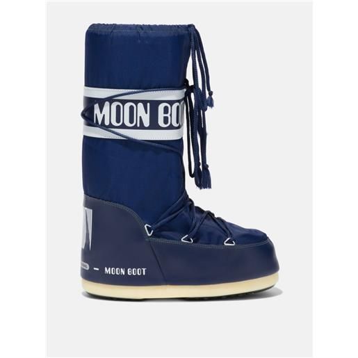 Moon Boot icon nylon blu