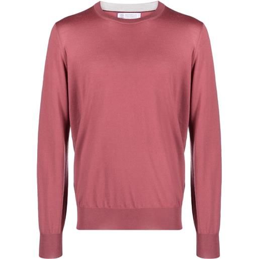 Brunello Cucinelli maglione girocollo - rosa