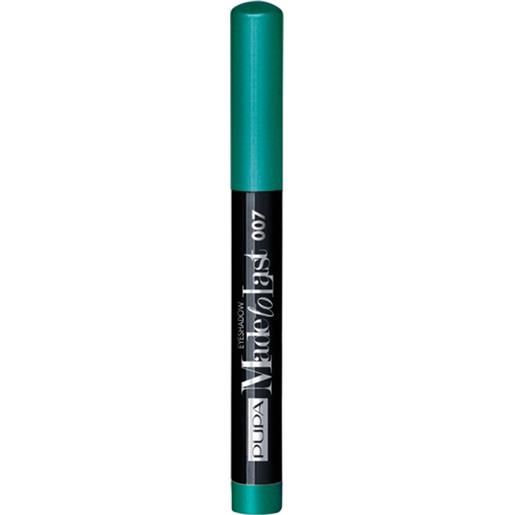 Pupa made to last waterproof eyeshadow ombretto matita 007 emerald