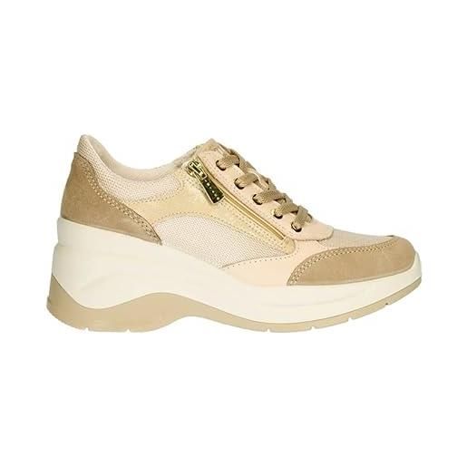 IGI&CO donna colette, scarpe con lacci donna, bianco (white beige), 38 eu