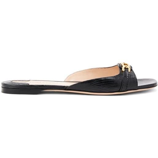 TOM FORD sandali con suola piatta - nero