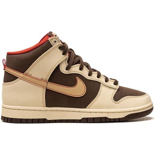 Nike sneakers dunk high baroque brown - marrone