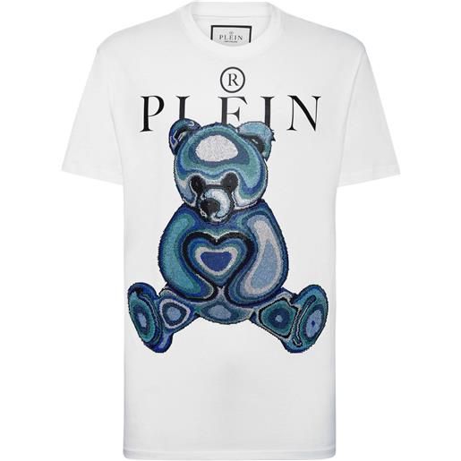 Philipp Plein t-shirt teddy bear - bianco