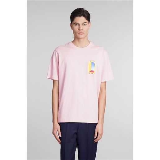 Casablanca t-shirt in cotone rosa