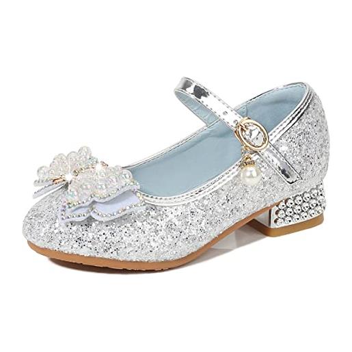 Scarpe Bimba New Front Scarpe Con Tacco Per Bambina Ballerine