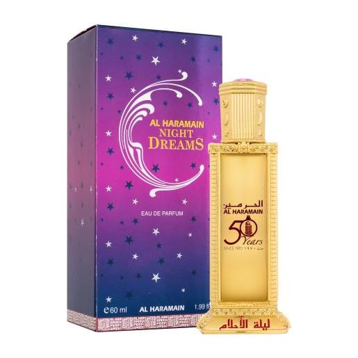 Al Haramain night dreams 60 ml eau de parfum per donna