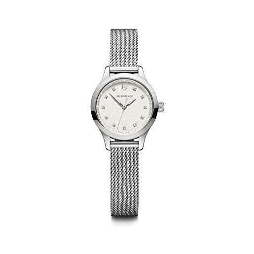 Victorinox donna alliance xs - orologio al quarzo analogico in acciaio inossidabile fabbricato in svizzera 241878