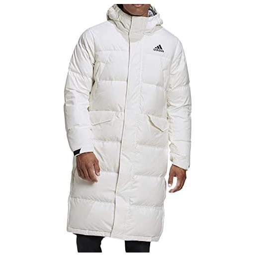 Adidas piumino bianco da uomo stay warm, bianco, m