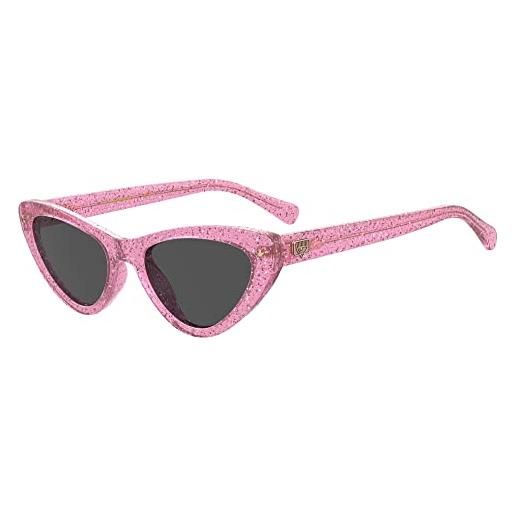 Ferragni chiara Ferragni cf 7006/s sunglasses, qr0/ir pink glitter, 53 unisex