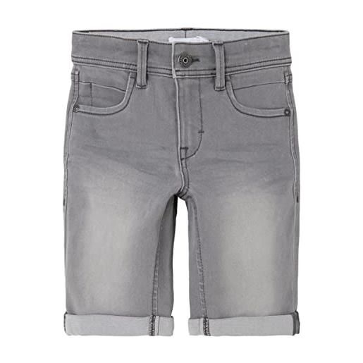 Name it nkmsilas slim dnm l shorts 2272-tx noos, pantaloncini bambini e ragazzi, grigio (medium grey denim), 158