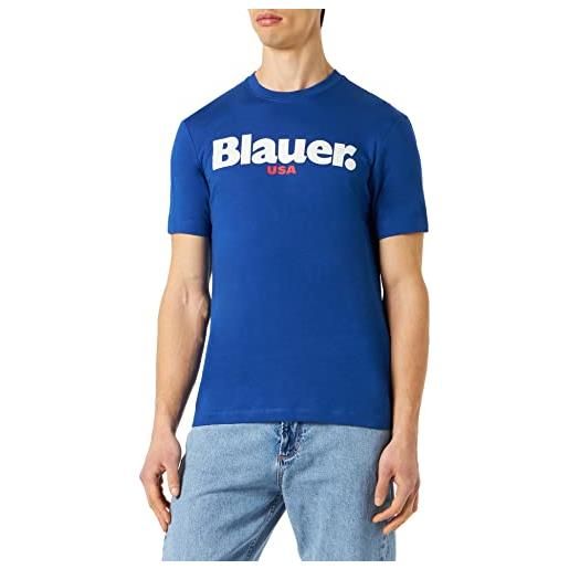 Blauer t-shirt manica corta, 772 blu sodalite, l uomo