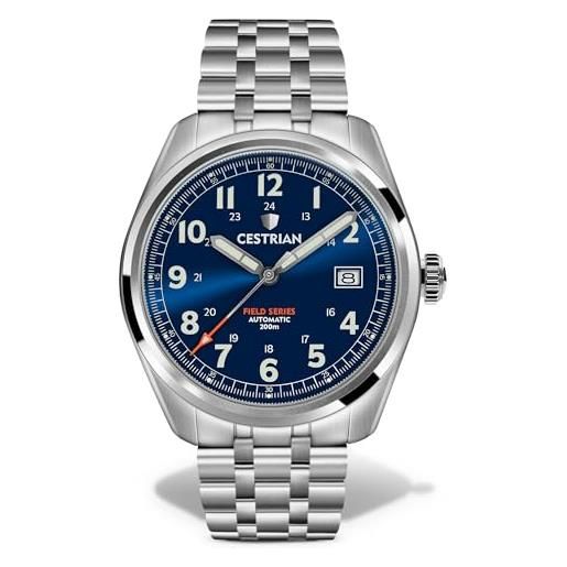 Cestrian field series con orologio automatico da uomo quadrante blu 200m cf221b0660