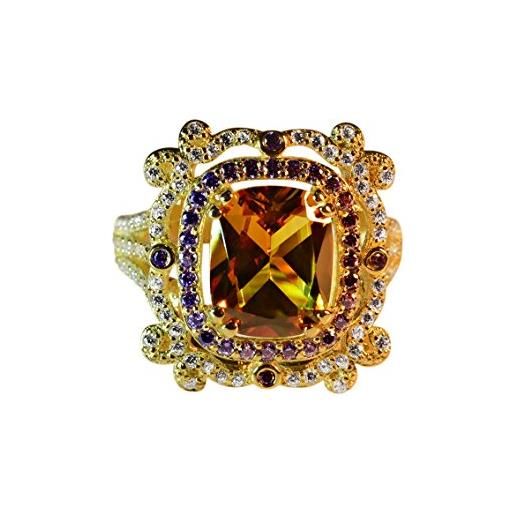Tingle anelli di alessandrite gioielleria raffinata per le donne cambia colore anello di fidanzamento con gemma anello in argento sterling con rettangolo