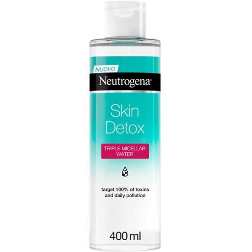 JOHNSON & JOHNSON SpA neutrogena skin detox acqua micellare tripla azione - struccante, purificante, idratante - 400 ml