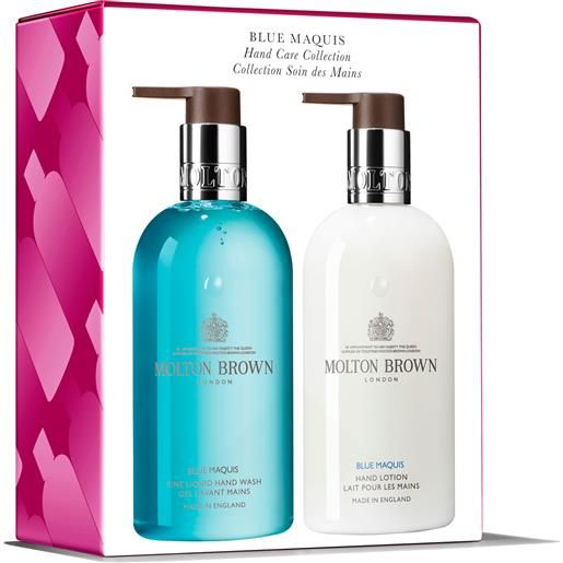 Molton brown hand care collection seife und handlotion blue maquis