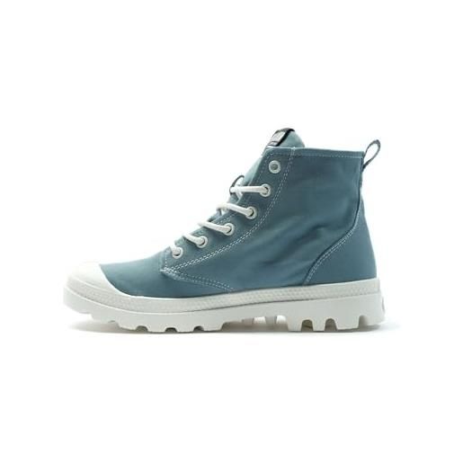 Palladium pampa bianco, scarpe da ginnastica unisex-adulto, blu, 45 eu