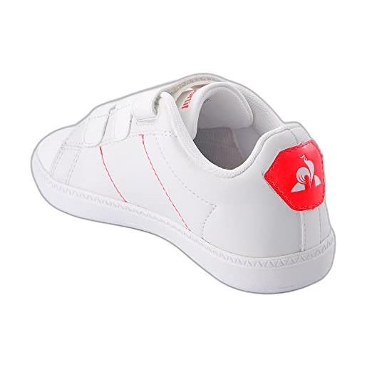 Le Coq Sportif scarpe da ginnastica moda ragazza, bianco-optical white, 34 eu