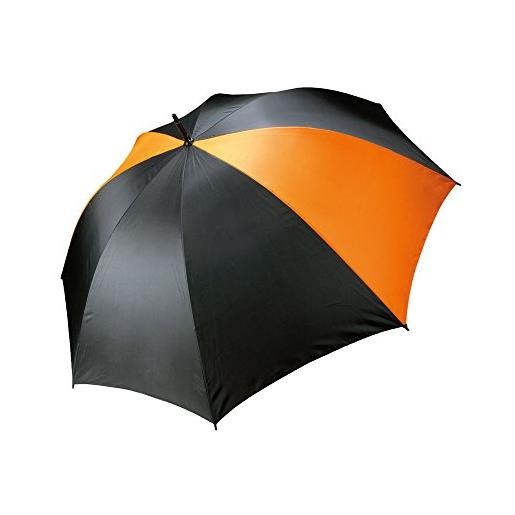 Kimood storm - ombrello con apertura manuale (taglia unica) (nero/arancione)