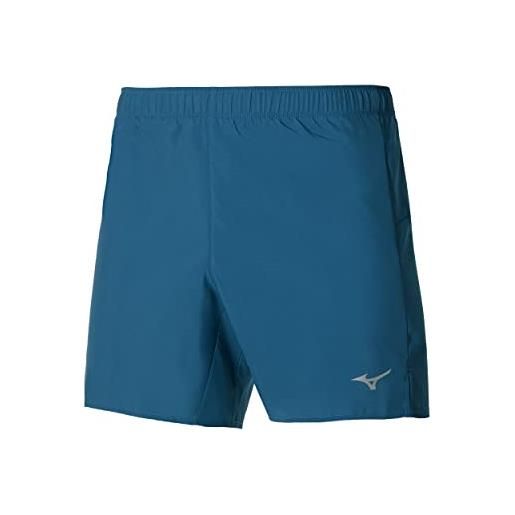 Mizuno core 5.5 short pantaloncini corti, ceneri blu, xxl uomo