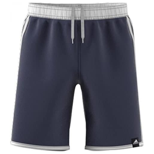 adidas yb 3s shorts, costume da nuoto bambino, shadow navy/white, 5-6a