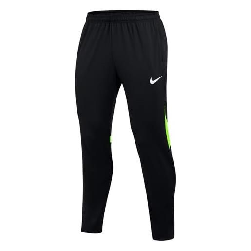 Nike academy pro pantaloni, black/volt/white, l uomo