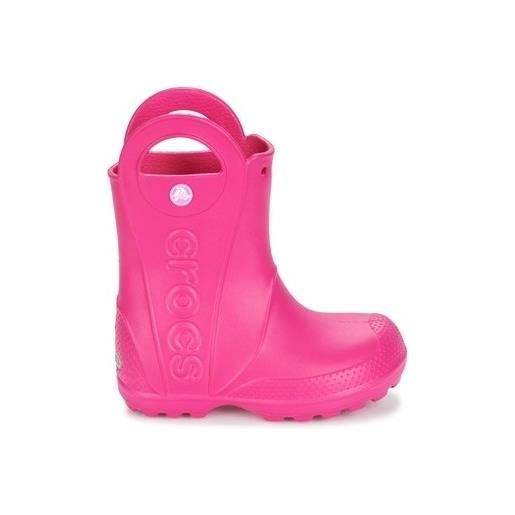 Crocs handle it rain boot stivaletto pioggia fuchsia bambina